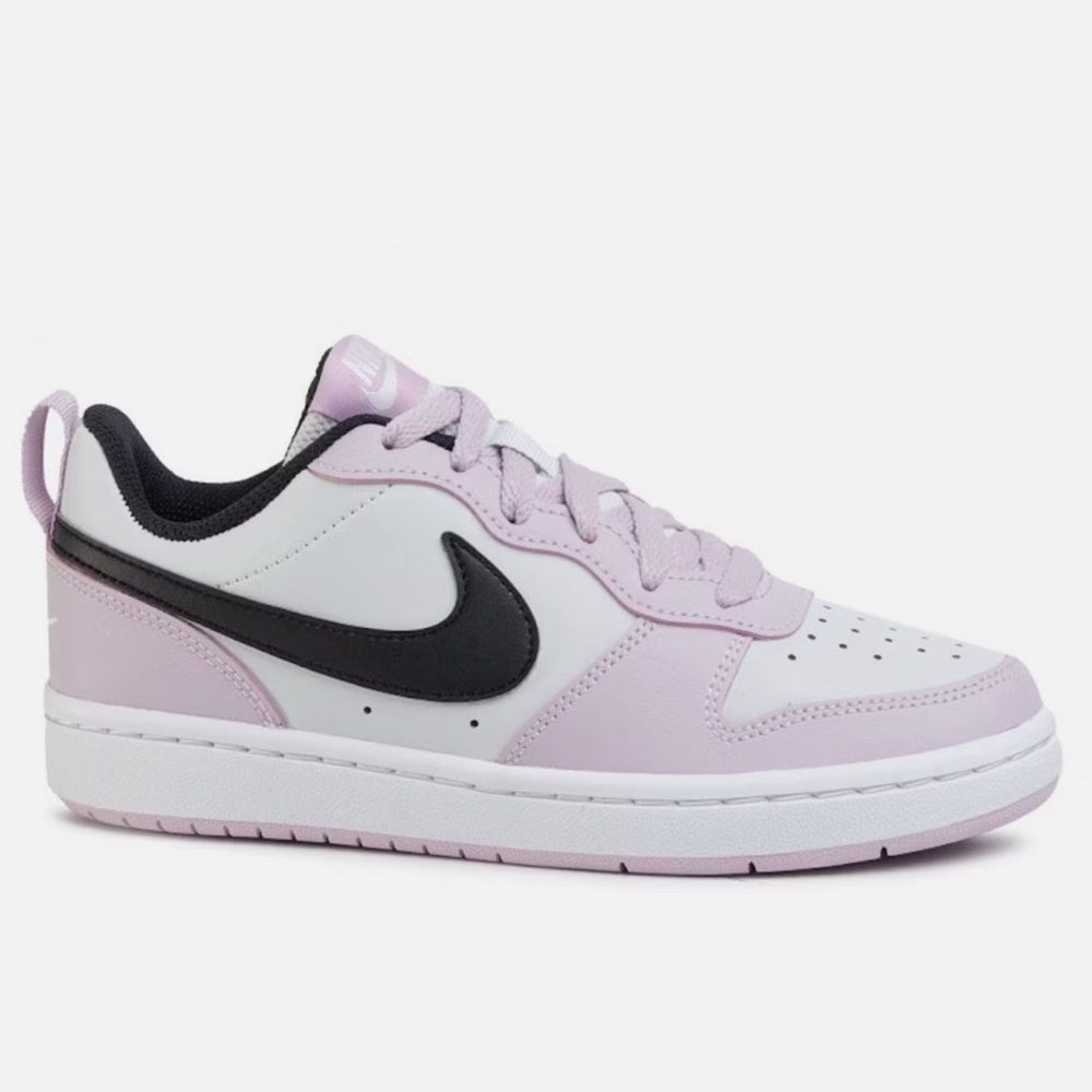 Nike Girls Court Borough Low BQ5448-005 lavender Casual Shoes Sneakers Size 4.5Y